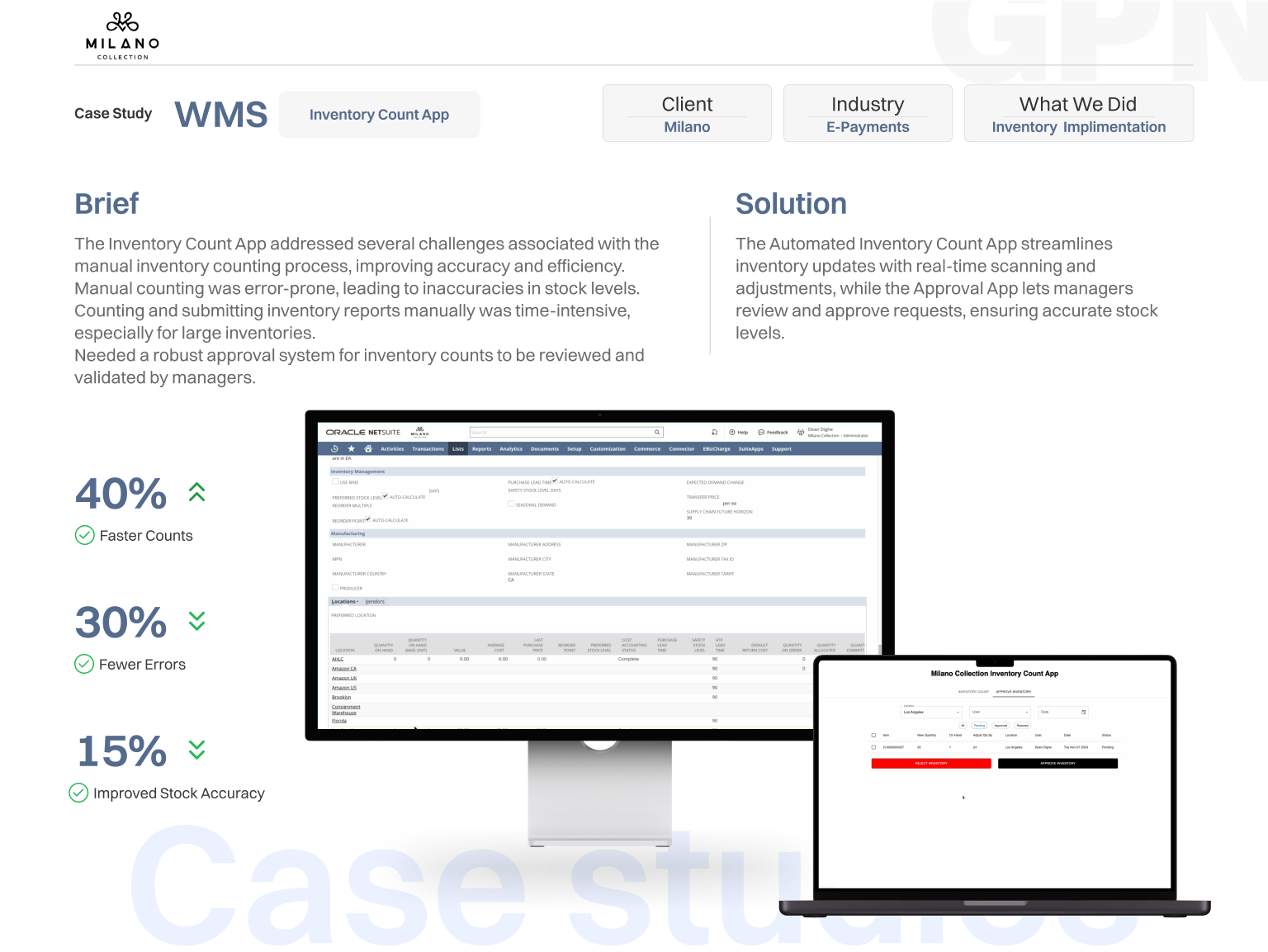 Inventory Count Application